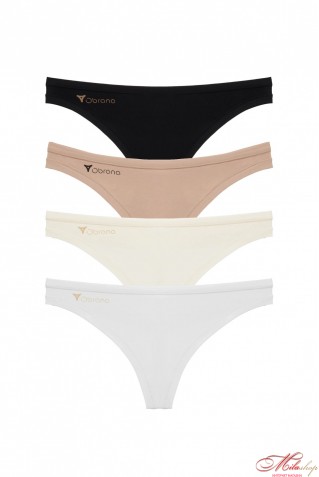 Бавовняні трусики стрінги Obrana (Anabel Arto) 200-12 класичні кольори